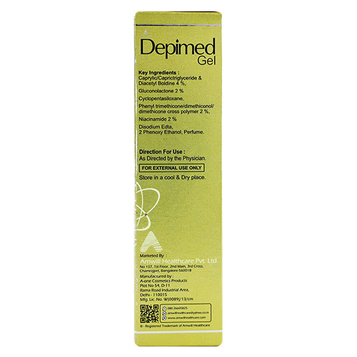 Depimed Gel 25 gm, Pack of 1 Depimed Gel 25 gm, Pack of 1