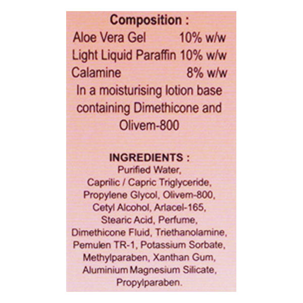 Dermadew Caloe Lotion 60 ml | With Aloe Vera, Light Liquid Paraffin & Calamine | Moisturises Skin, Pack of 1 Dermadew Caloe Lotion 60 ml | With Aloe Vera, Light Liquid Paraffin & Calamine | Moisturises Skin, Pack of 1