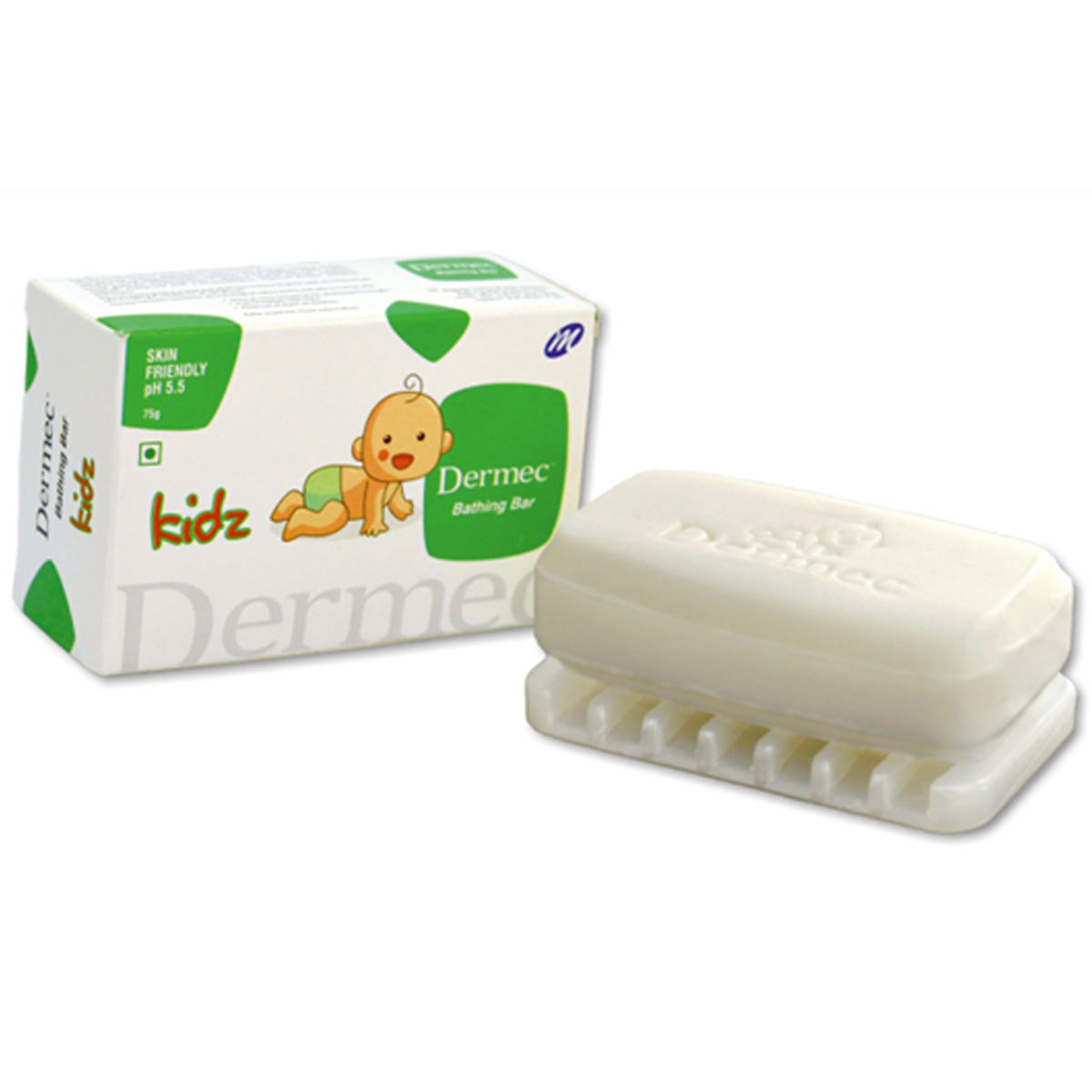 Dermec Kidz Bathing Bar 75 gm, Pack of 1 Dermec Kidz Bathing Bar 75 gm, Pack of 1
