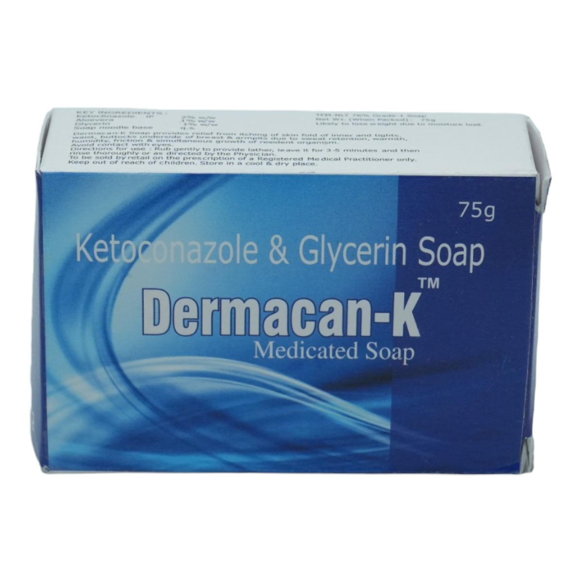 Dermacan-K Medicated Soap 75 gm, Pack of 1 SOAP Dermacan-K Medicated Soap 75 gm, Pack of 1 SOAP