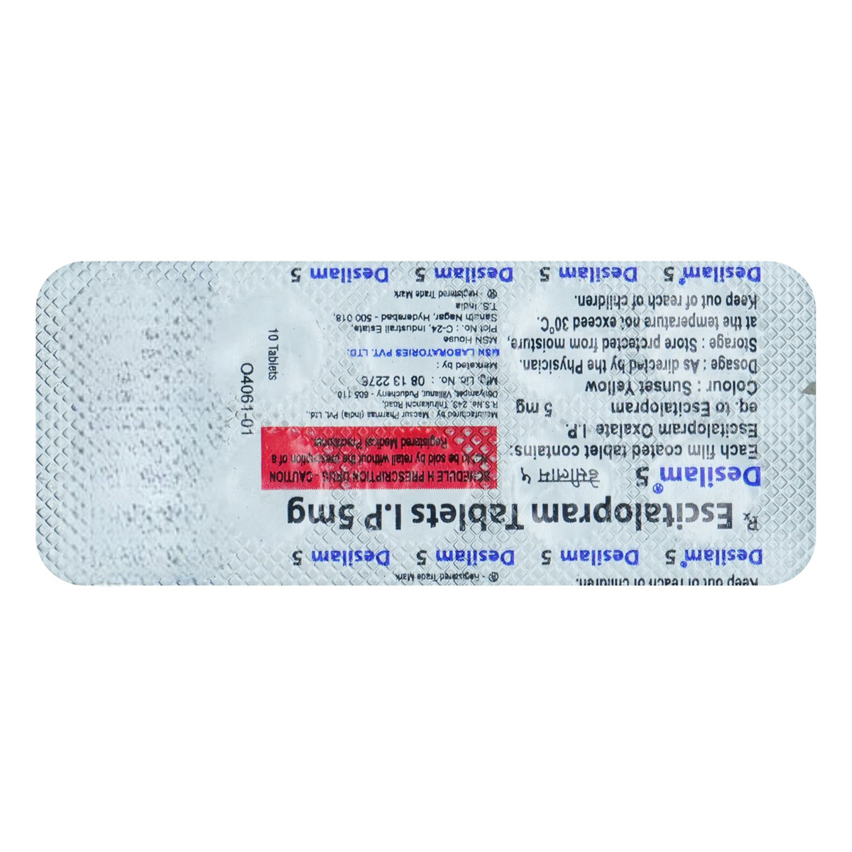 Desilam 5Mg Tablet 10'S, Pack of 10 TABLETS Desilam 5Mg Tablet 10'S, Pack of 10 TABLETS