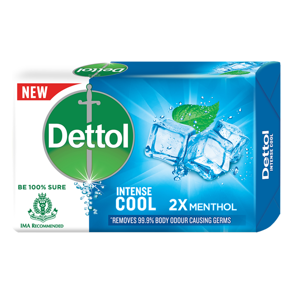 Dettol Cool Soap 125 gm | Kills 99.9% Germs | Prevent Body Odour | With Intense Cooling Effect | IMA Recommended, Pack of 1 Dettol Cool Soap 125 gm | Kills 99.9% Germs | Prevent Body Odour | With Intense Cooling Effect | IMA Recommended, Pack of 1