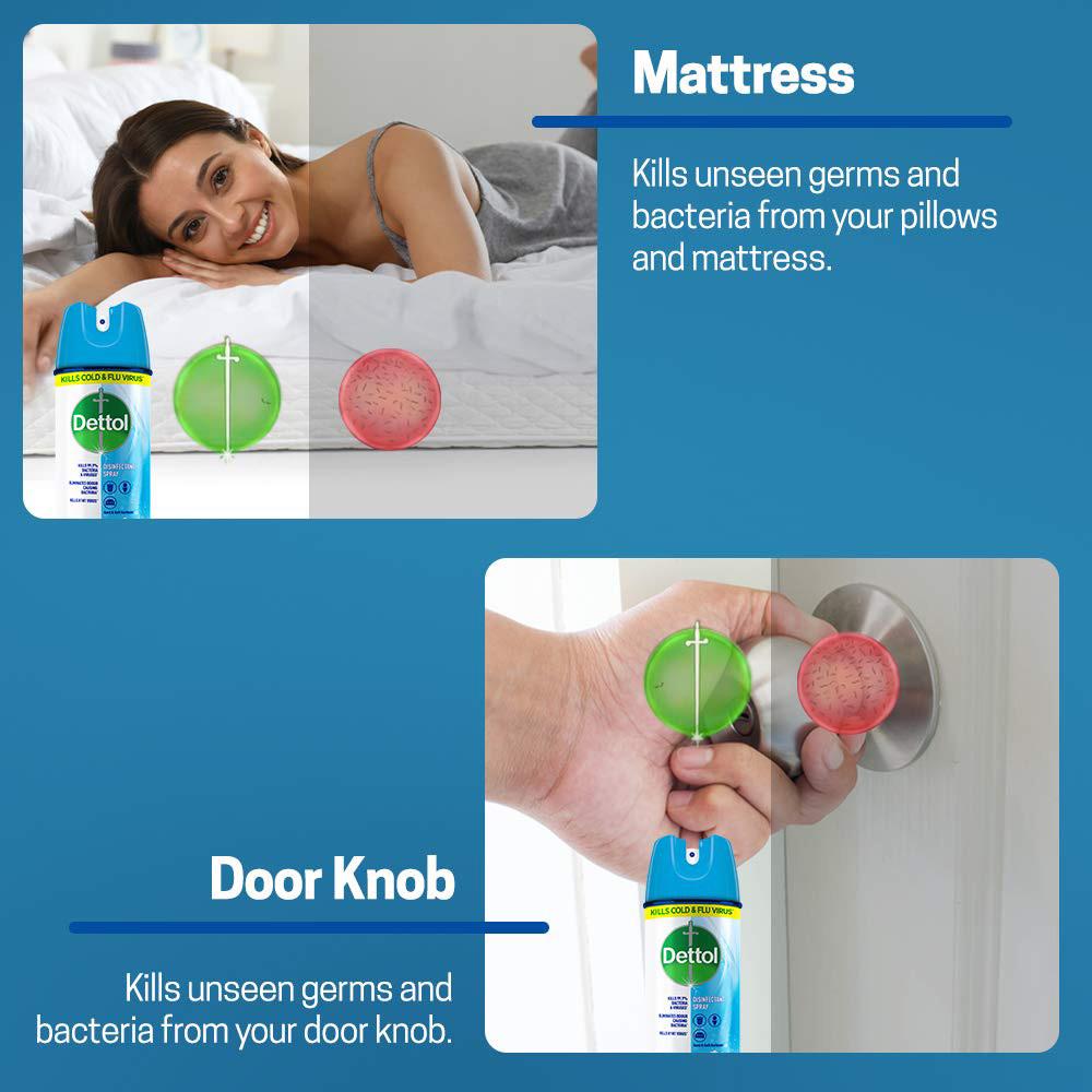 Dettol Spring Blossom Disinfectant Spray, 170 gm, Pack of 1 Dettol Spring Blossom Disinfectant Spray, 170 gm, Pack of 1