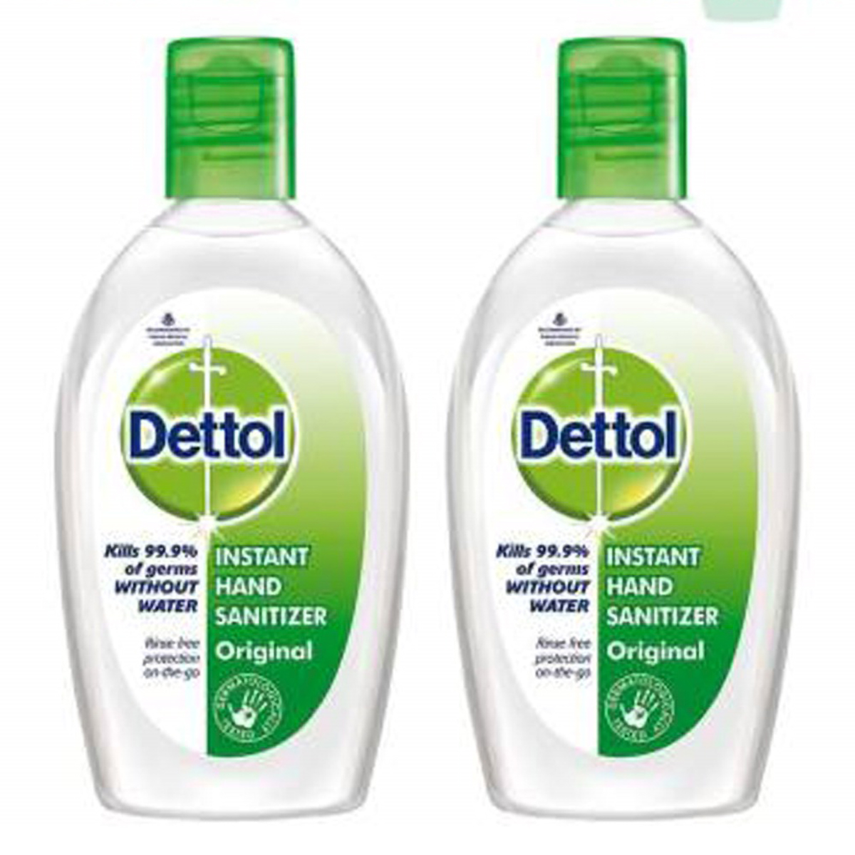 Dettol Orginal Hand Sanitizer, 100 ml (2x50 ml), Pack of 50