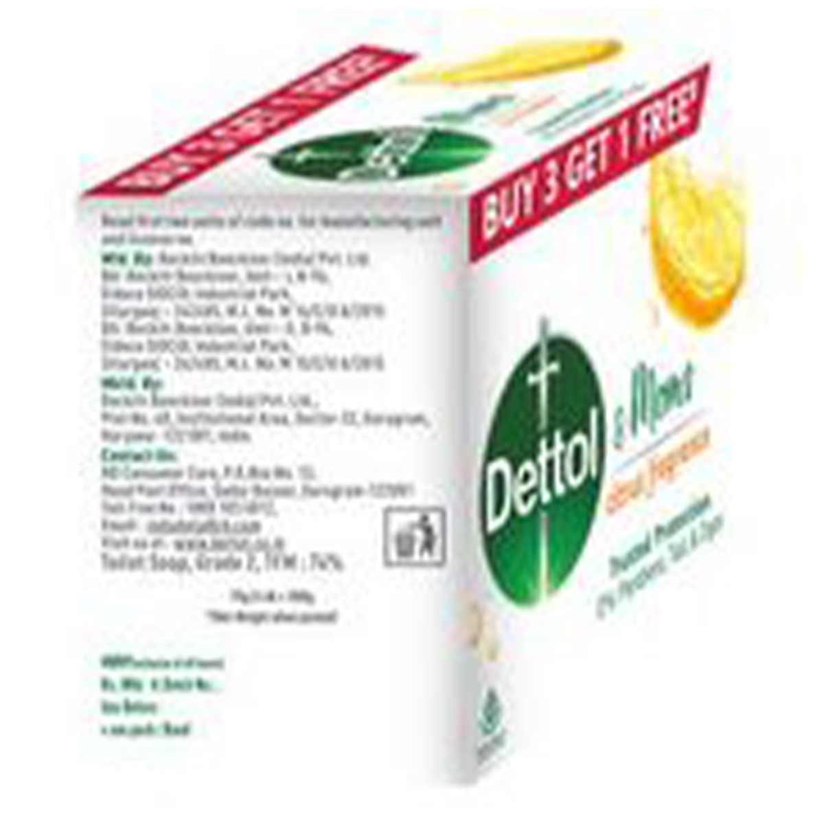 Dettol Moms Citrus Fragrance Soap, 75 gm (Buy 3, Get 1 Free), Pack of 1 Dettol Moms Citrus Fragrance Soap, 75 gm (Buy 3, Get 1 Free), Pack of 1