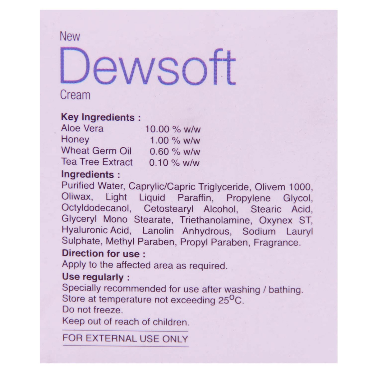 New Dewsoft Cream 50 gm, Pack of 1 New Dewsoft Cream 50 gm, Pack of 1
