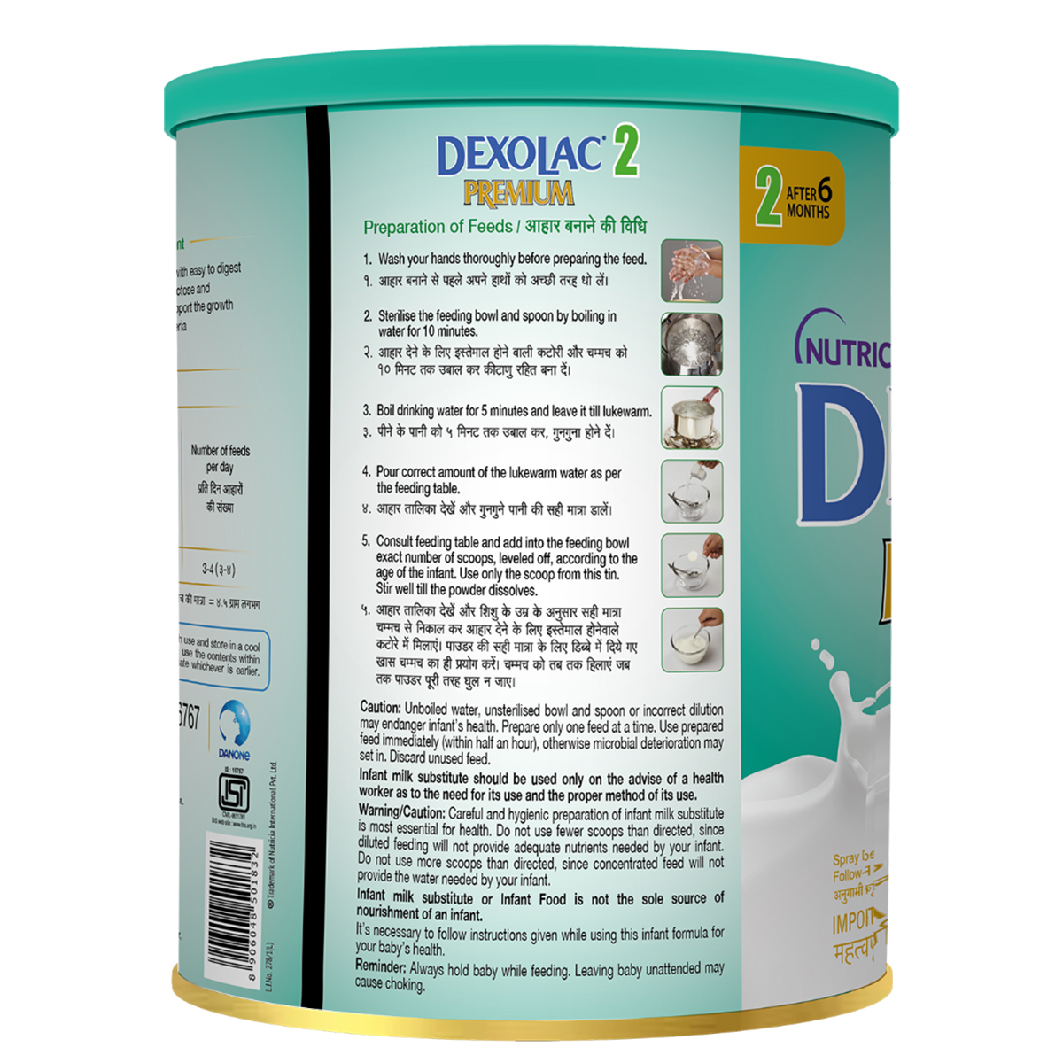 Dexolac Premium Infant Formula Stage 2 Powder for After 6 Months Kid, 400 gm, Pack of 1 Dexolac Premium Infant Formula Stage 2 Powder for After 6 Months Kid, 400 gm, Pack of 1