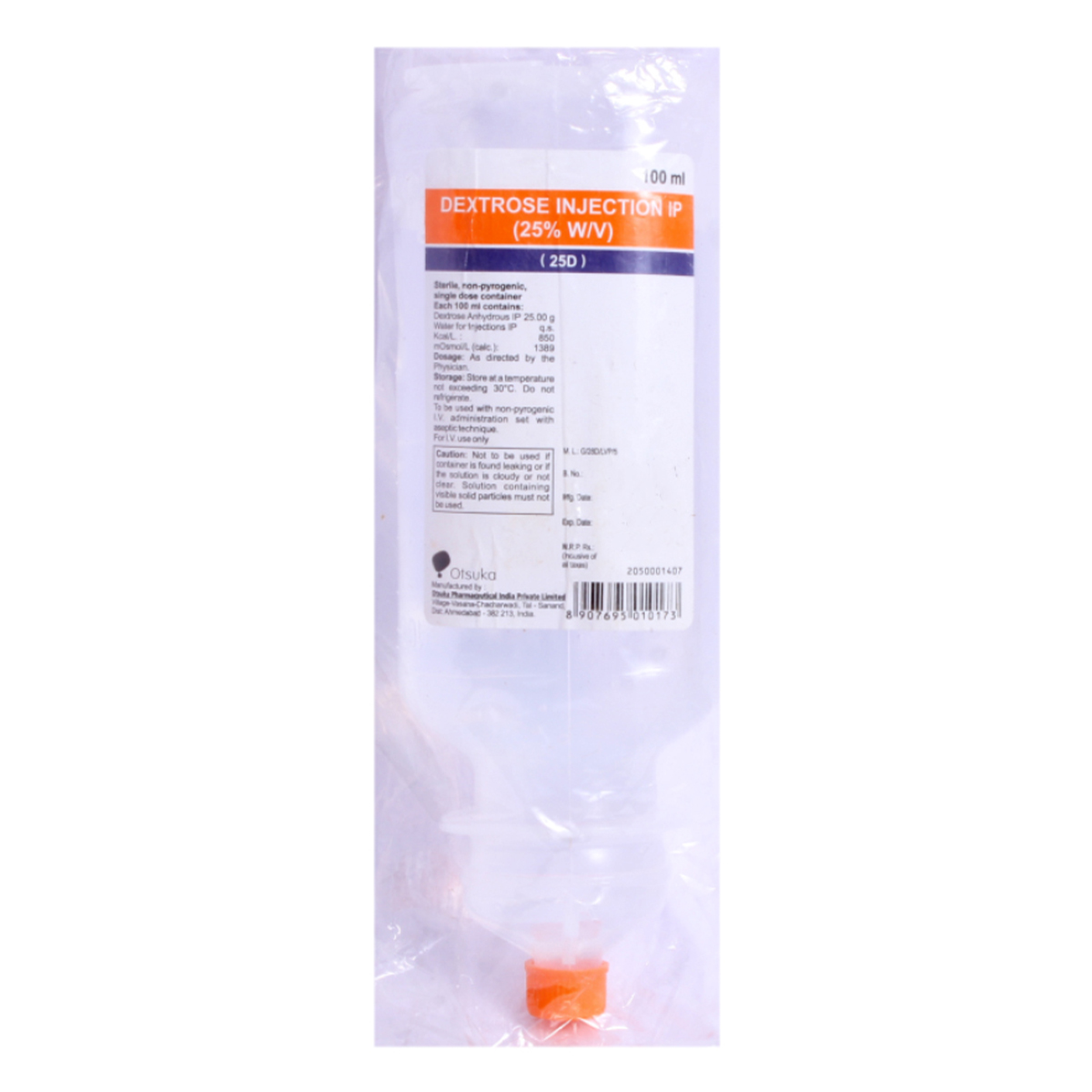 Buy Otsuka Dextrose Injection 100 ml Online