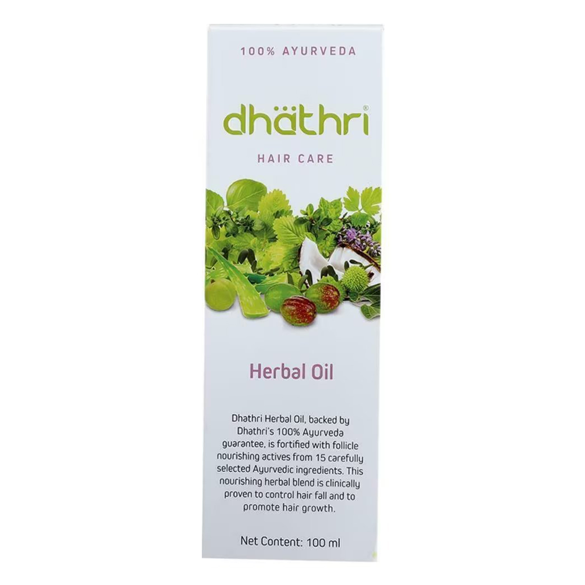 Dhathri Hair Care Herbal Oil, 100 ml, Pack of 1 Dhathri Hair Care Herbal Oil, 100 ml, Pack of 1