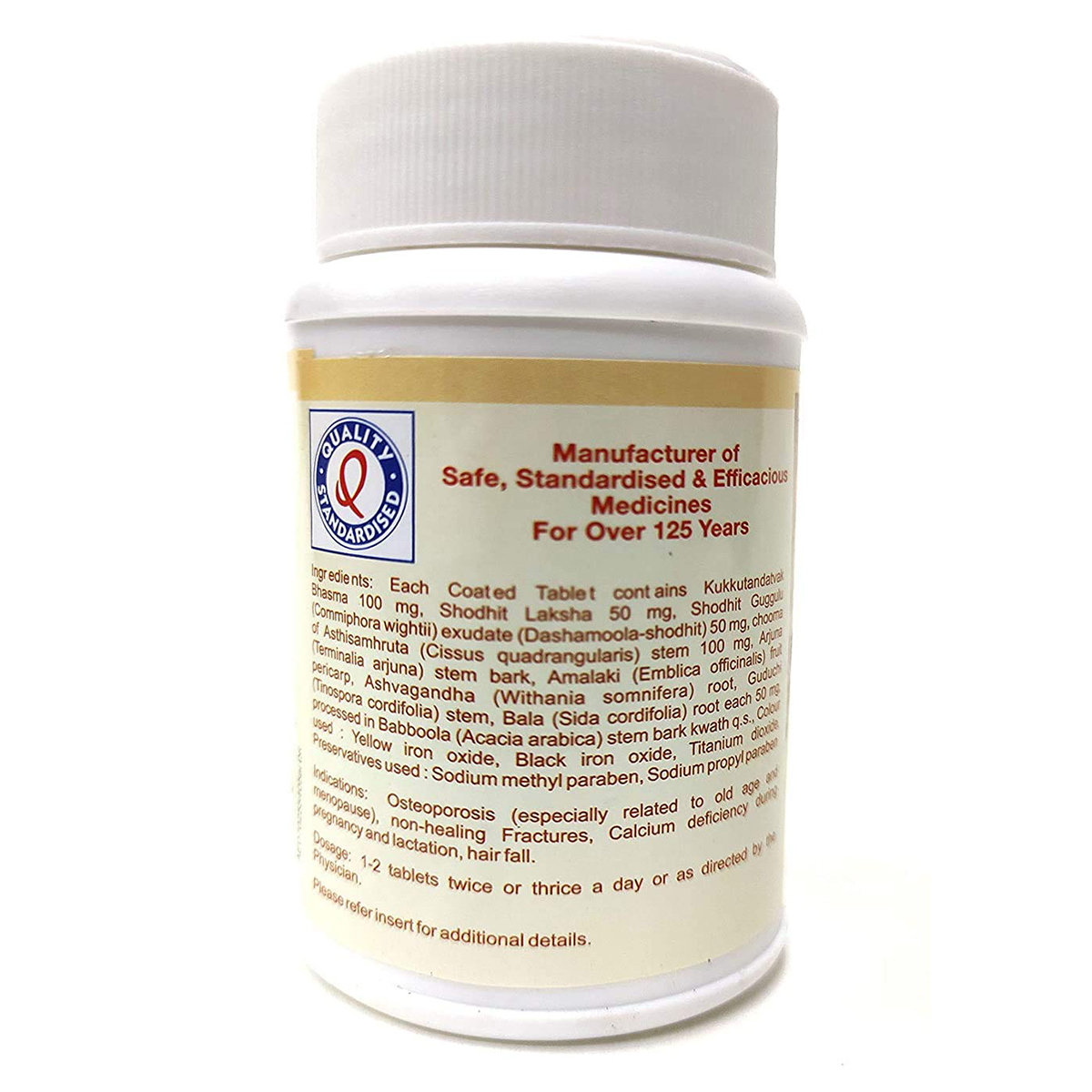 Dhootapapeshwar Asthiposhak, 30 Tablets Dhootapapeshwar Asthiposhak, 30 Tablets