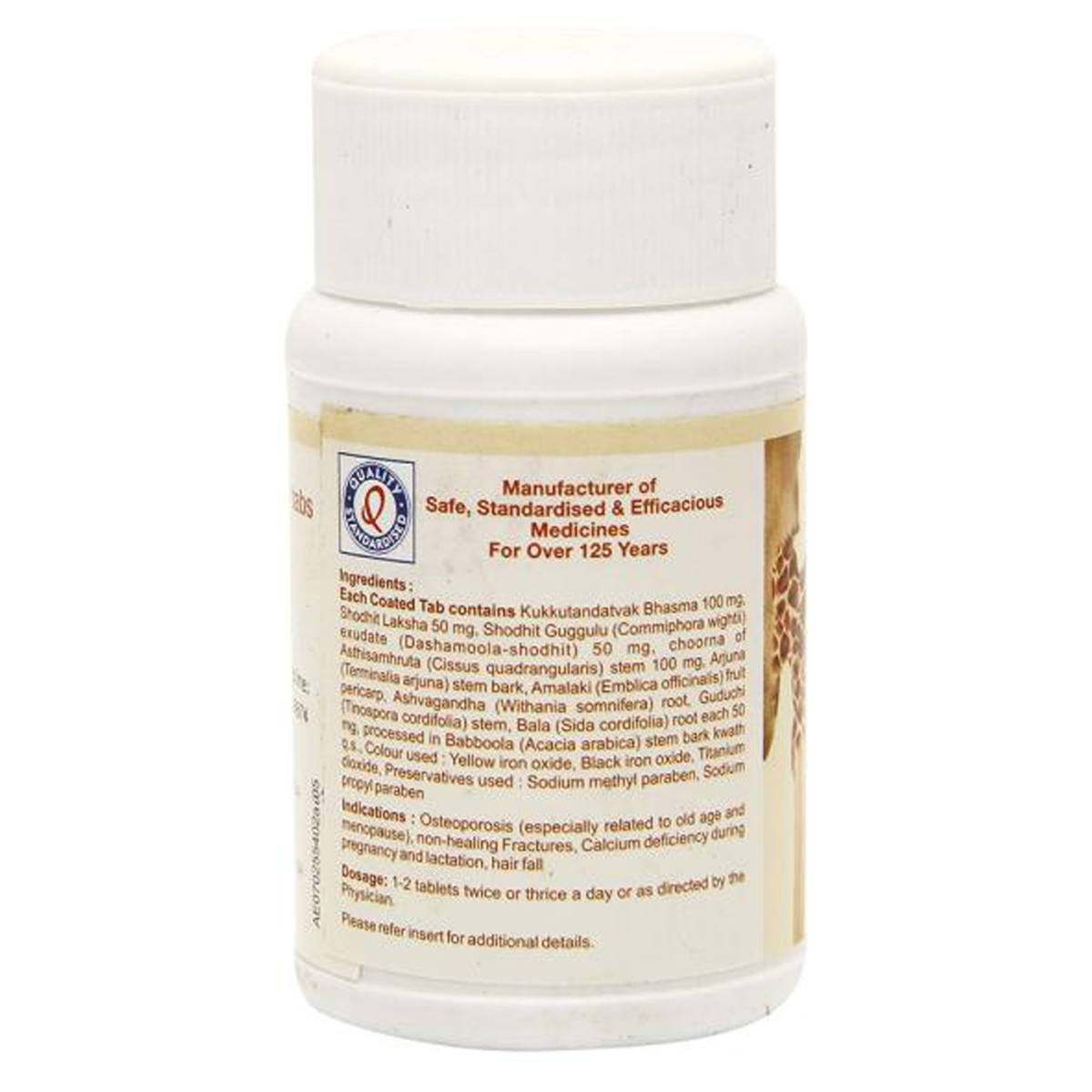 Dhootapapeshwar Asthiposhak, 60 Tablets, Pack of 1 Dhootapapeshwar Asthiposhak, 60 Tablets, Pack of 1