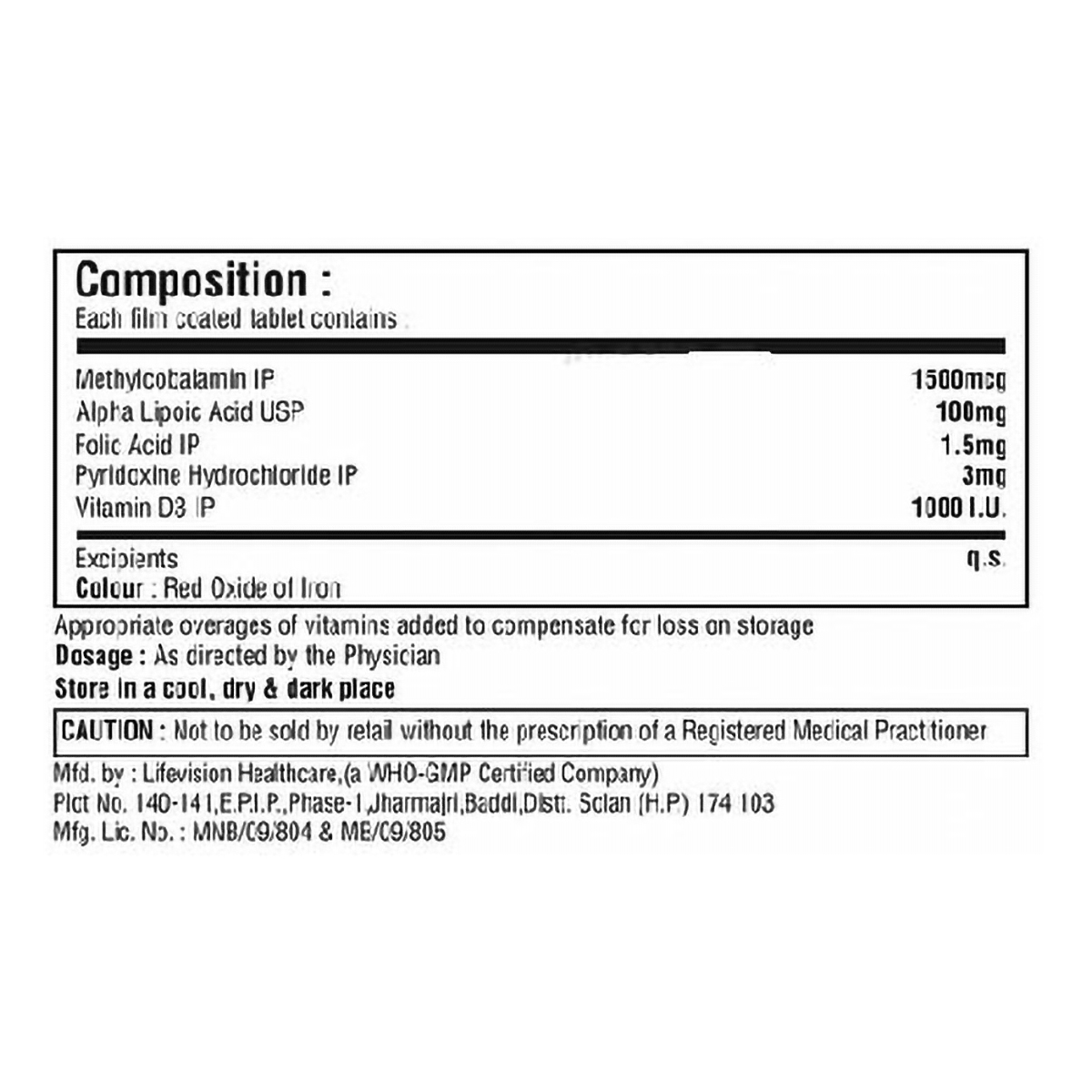 Dianext-D Tablet 10's, Pack of 10 Dianext-D Tablet 10's, Pack of 10