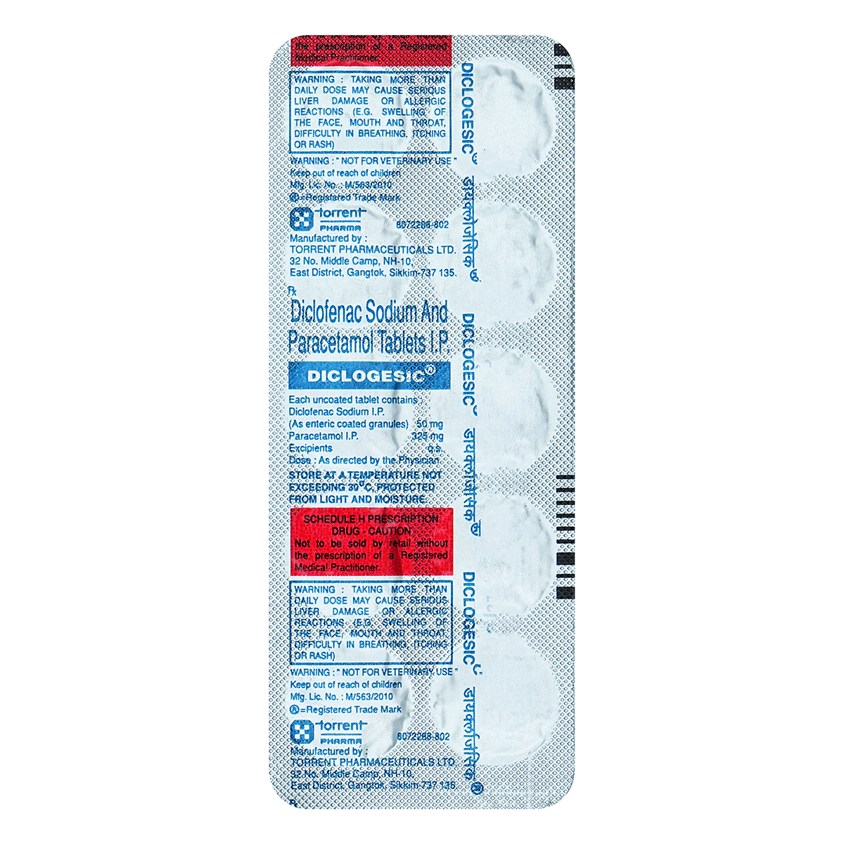 Diclogesic Tablet 10's, Pack of 10 TABLETS Diclogesic Tablet 10's, Pack of 10 TABLETS