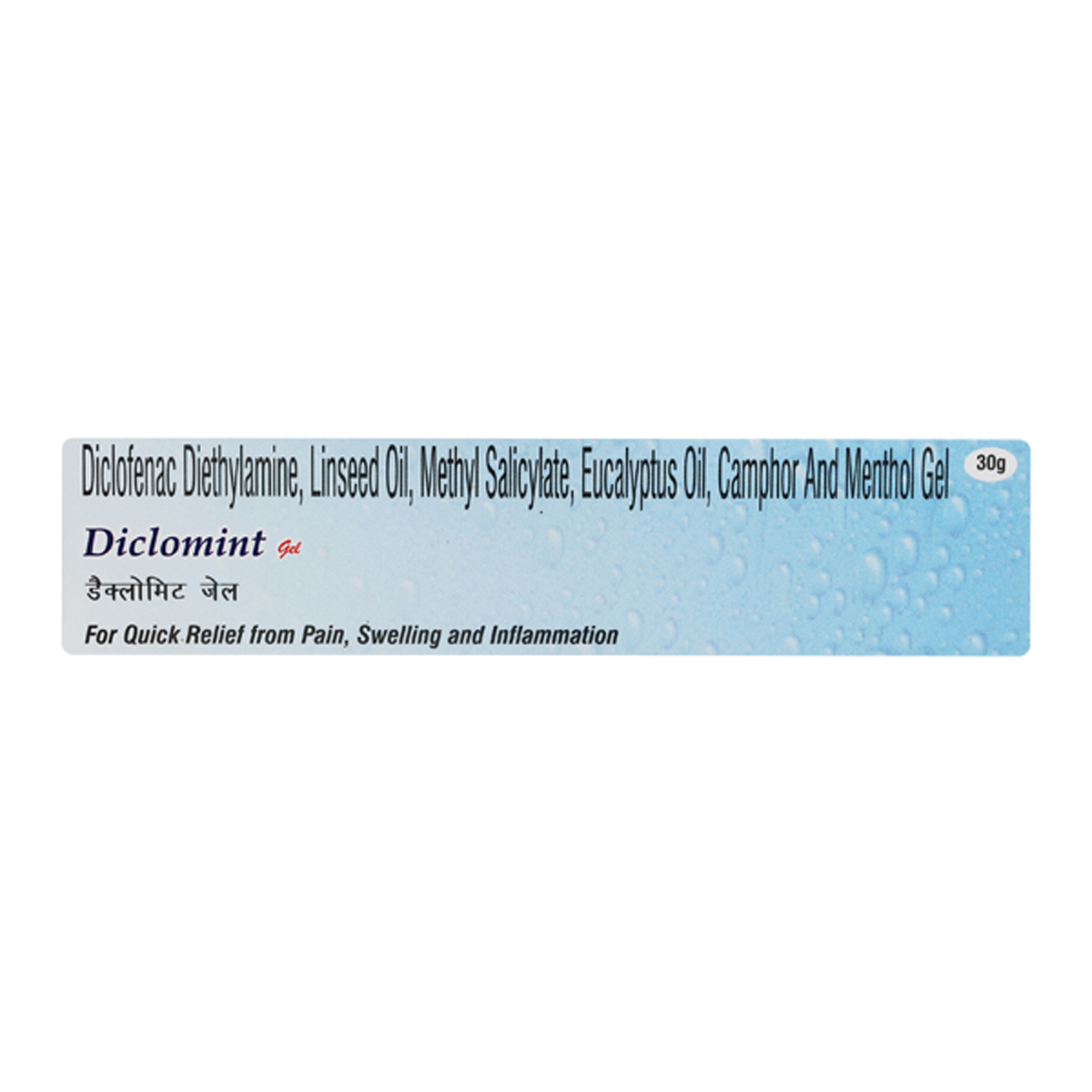 Diclomint Gel 30 gm, Pack of 1 GEL Diclomint Gel 30 gm, Pack of 1 GEL