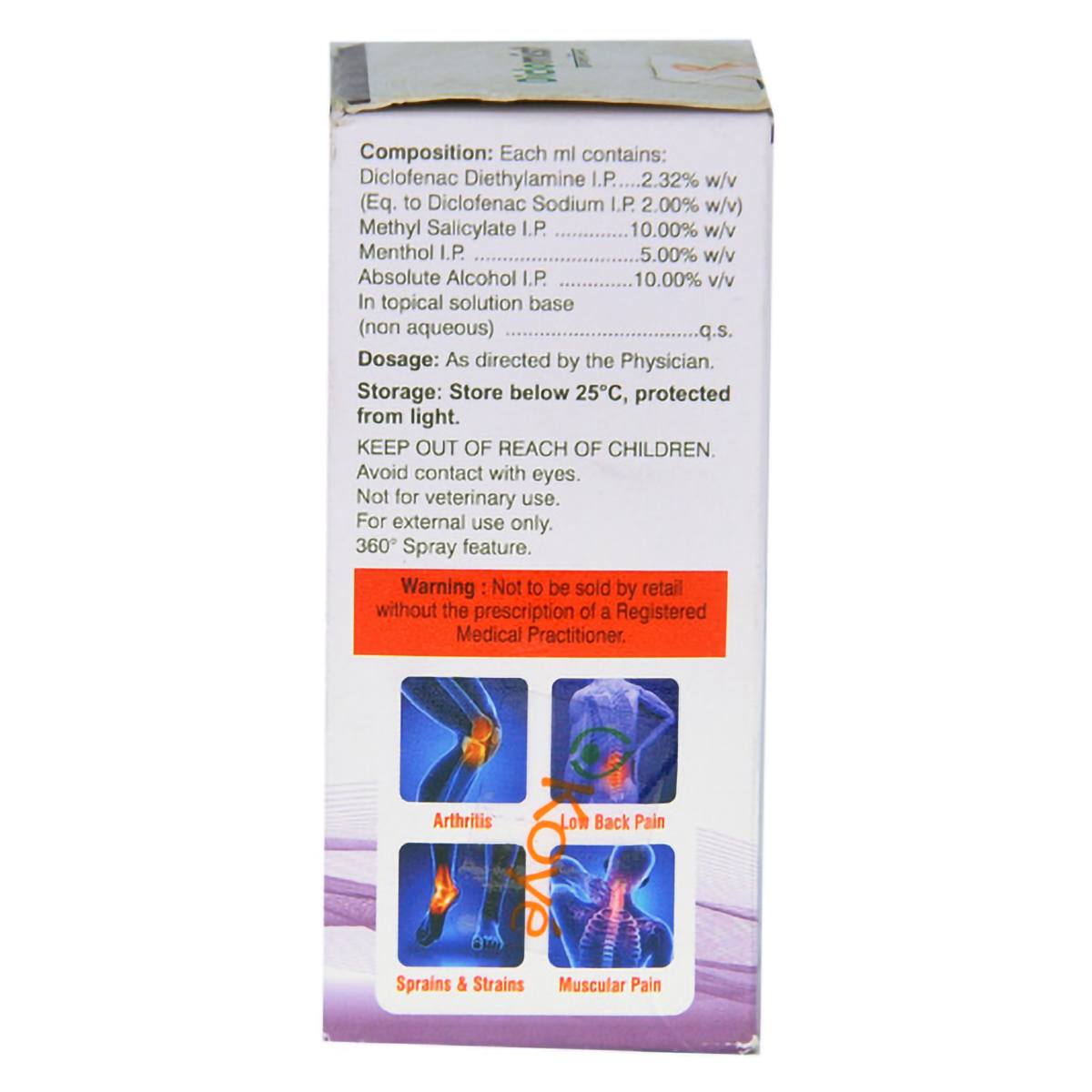 Diclomist Topical Solution 30 ml, Pack of 1 Solution Diclomist Topical Solution 30 ml, Pack of 1 Solution