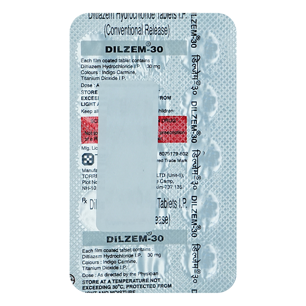 Dilzem-30 Tablet 15's
