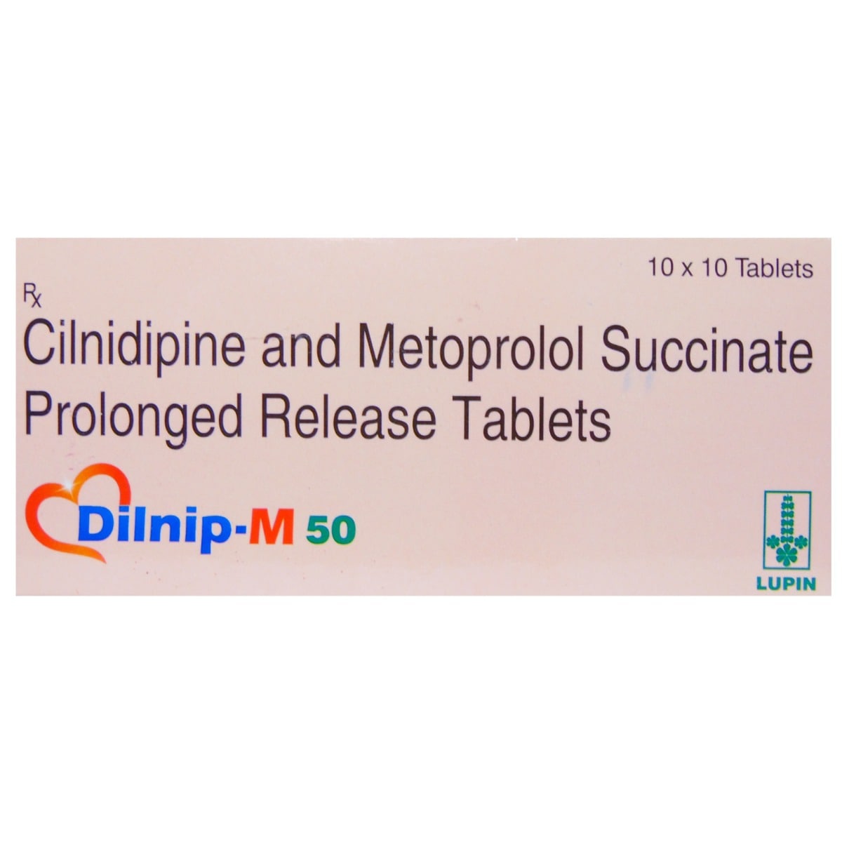 Dilnip-M 50/10 mg Tablet 10's, Pack of 10 TabletS Dilnip-M 50/10 mg Tablet 10's, Pack of 10 TabletS