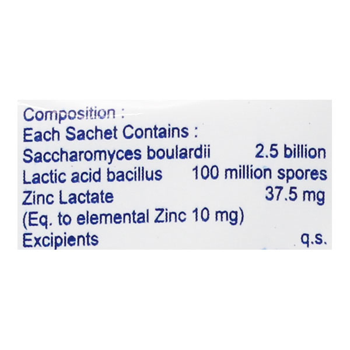 Dio Lac-ZS Sachet 1 gm, Pack of 1 Dio Lac-ZS Sachet 1 gm, Pack of 1