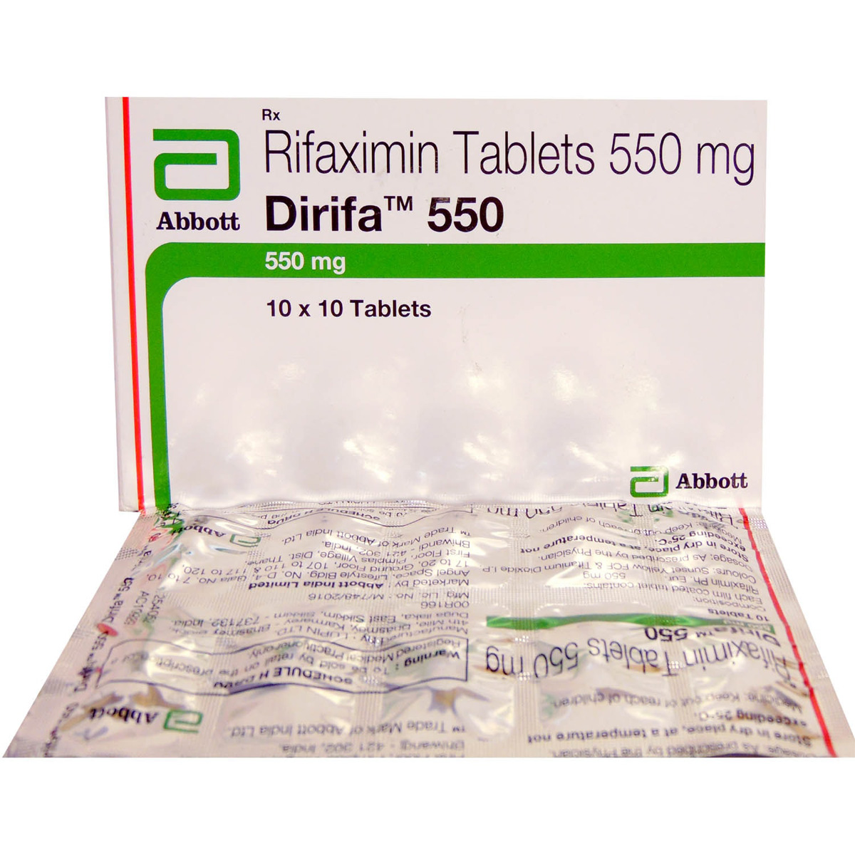 Dirifa 550 Tablet 10's, Pack of 10 TabletS Dirifa 550 Tablet 10's, Pack of 10 TabletS