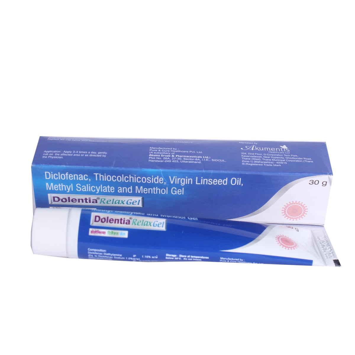 Dolentia Relax Gel 30 gm, Pack of 1 Gel Dolentia Relax Gel 30 gm, Pack of 1 Gel