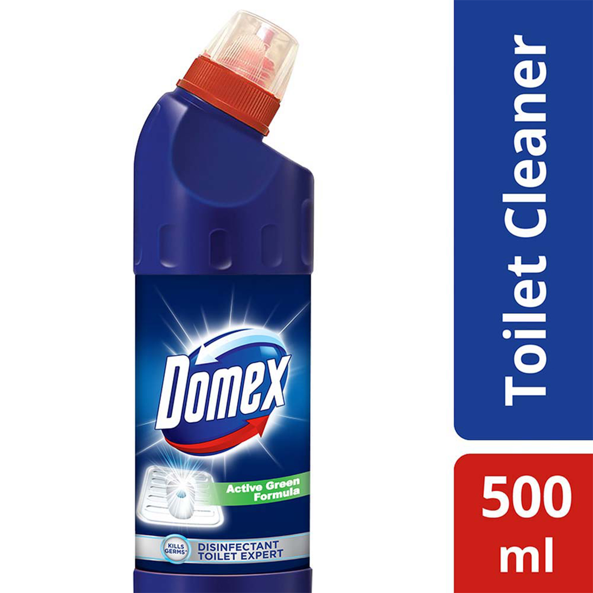 Domex Disinfectant Toilet Cleaner, 500 ml, Pack of 1 Domex Disinfectant Toilet Cleaner, 500 ml, Pack of 1