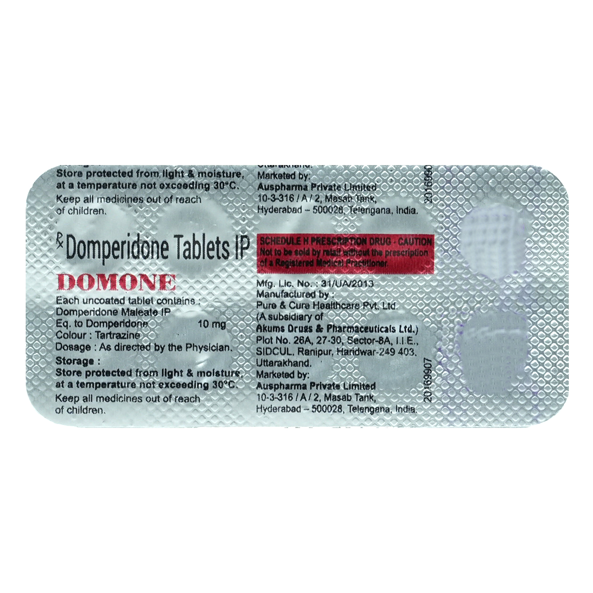 Domone Tablet 10's, Pack of 10 TABLETS Domone Tablet 10's, Pack of 10 TABLETS