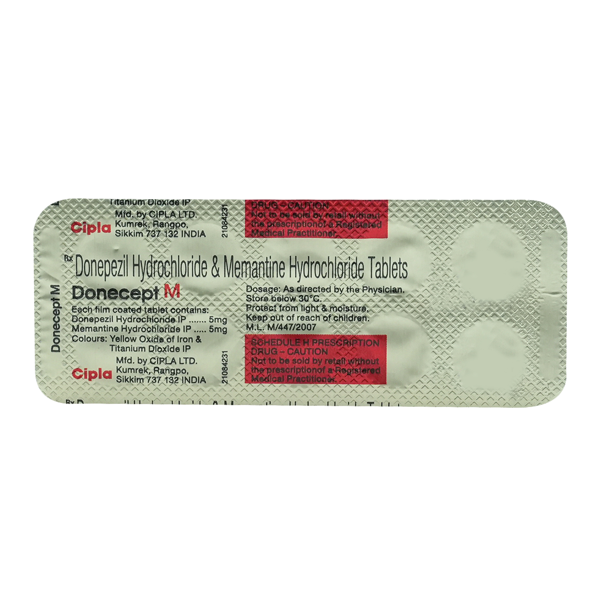 Donecept M Tablet 10's, Pack of 10 TabletS Donecept M Tablet 10's, Pack of 10 TabletS