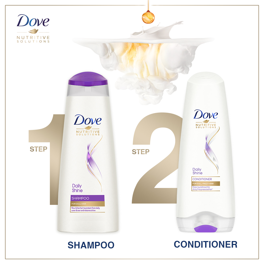 Dove Daily Shine Shampoo for Dull Hair, 180 ml, Pack of 1 Dove Daily Shine Shampoo for Dull Hair, 180 ml, Pack of 1