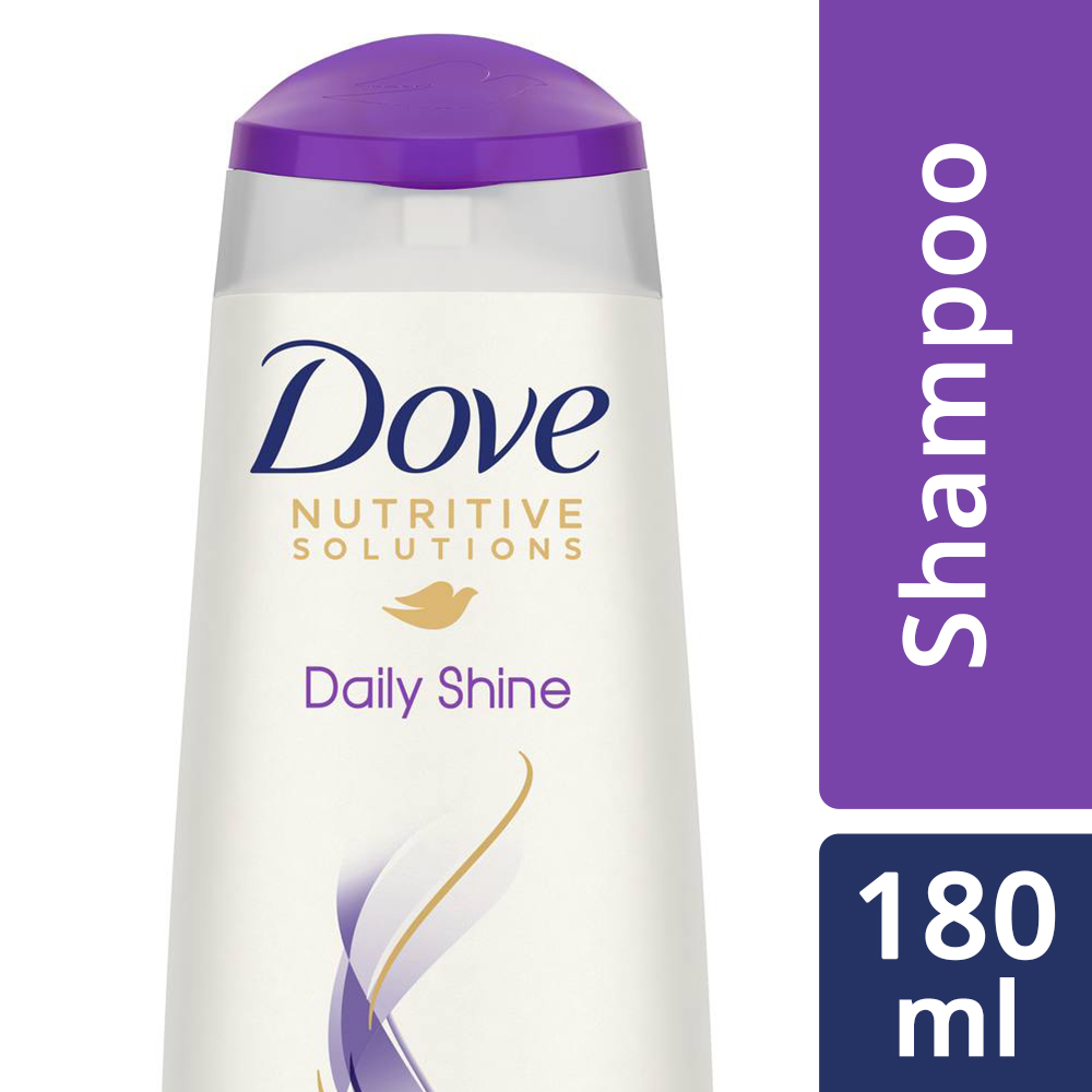 Dove Daily Shine Shampoo for Dull Hair, 180 ml, Pack of 1 Dove Daily Shine Shampoo for Dull Hair, 180 ml, Pack of 1