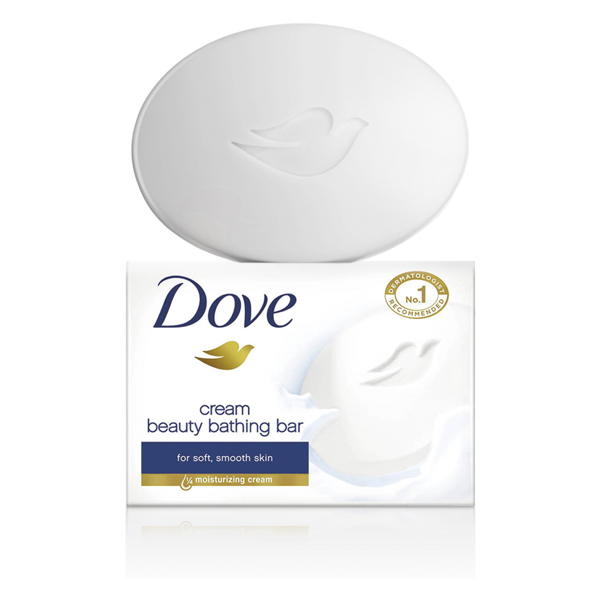 Dove Cream Beauty Bathing Bar 100 gm | For Soft, Smooth & Glowing Skin | Ideal For Men & Women | For All Skin Type, Pack of 1 Dove Cream Beauty Bathing Bar 100 gm | For Soft, Smooth & Glowing Skin | Ideal For Men & Women | For All Skin Type, Pack of 1