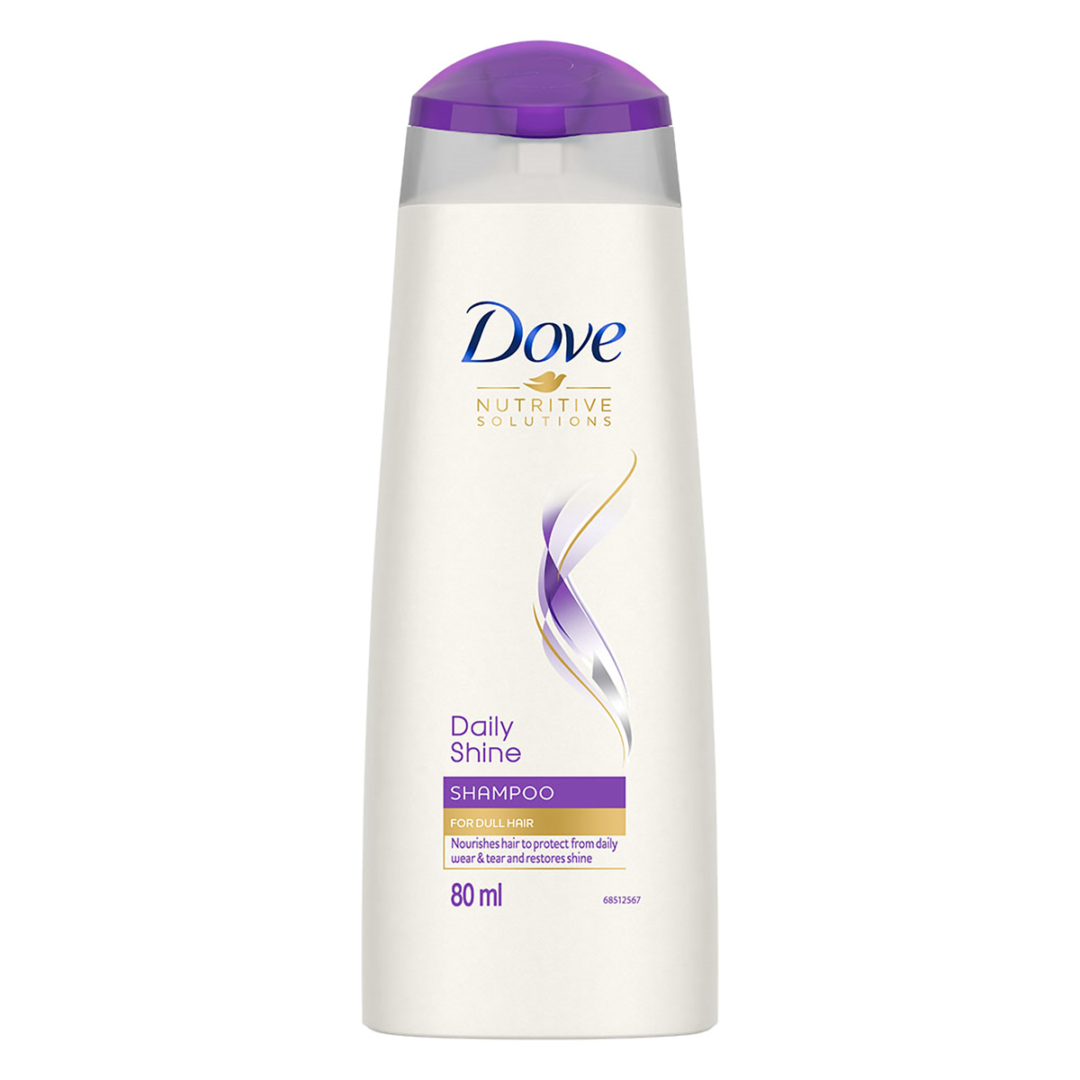 Dove Daily Shine Shampoo for Dull Hair, 80 ml, Pack of 1 Dove Daily Shine Shampoo for Dull Hair, 80 ml, Pack of 1