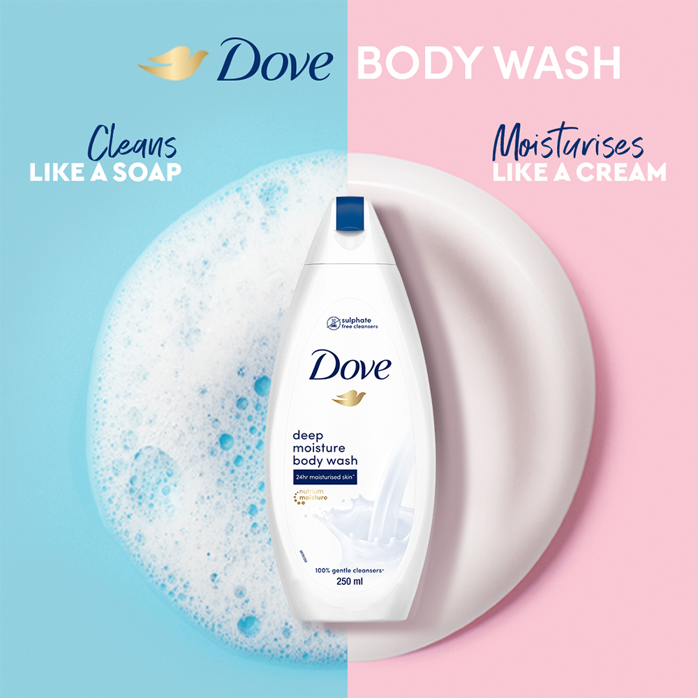 Dove Deep Moisture Body Wash, 250 ml, Pack of 1 Dove Deep Moisture Body Wash, 250 ml, Pack of 1