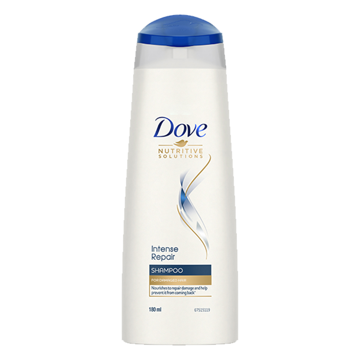 Dove Intense Repair Shampoo, 180 ml, Pack of 1 Dove Intense Repair Shampoo, 180 ml, Pack of 1