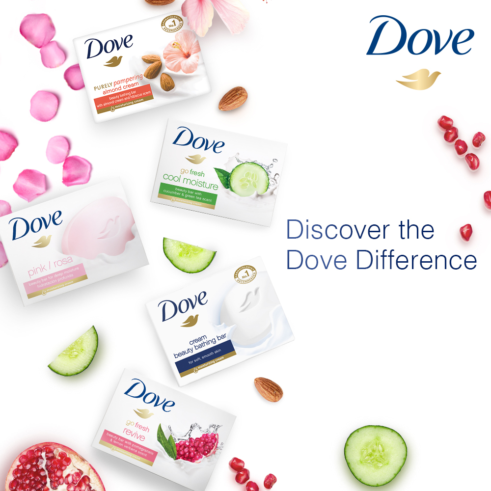 Dove Beauty Cream Bathing Bar, 500 gm (4 x 100 gm + 100 gm Free ), Pack of 1 Dove Beauty Cream Bathing Bar, 500 gm (4 x 100 gm + 100 gm Free ), Pack of 1