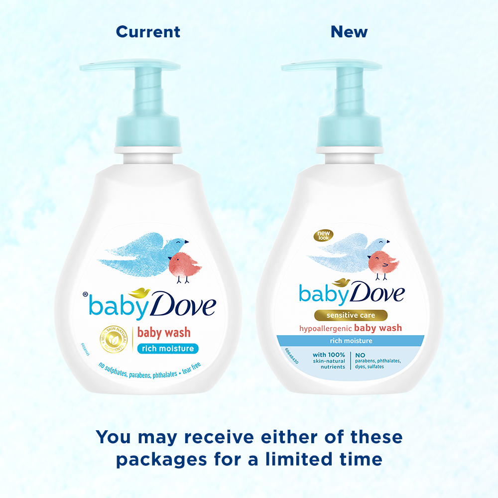 Baby Dove Rich Moisture Baby Wash, 200 ml, Pack of 1 Baby Dove Rich Moisture Baby Wash, 200 ml, Pack of 1