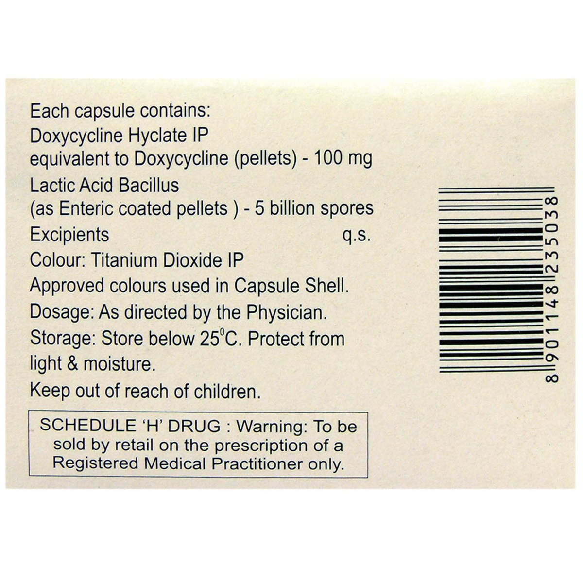 Doxt-SL Capsule 10's, Pack of 10 CAPSULES Doxt-SL Capsule 10's, Pack of 10 CAPSULES