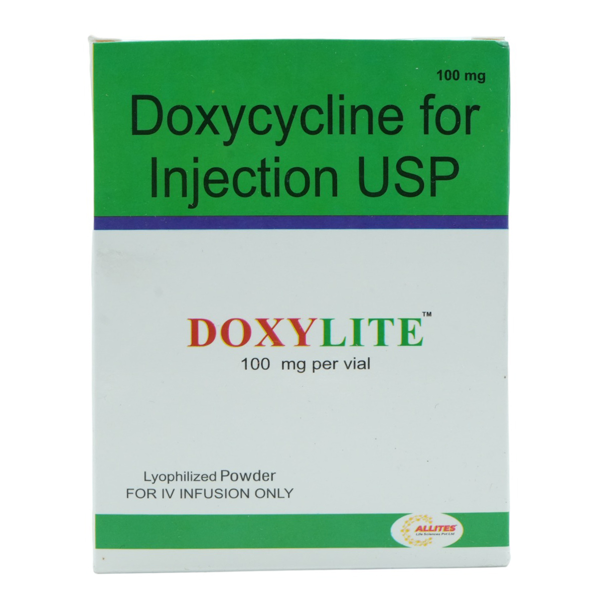 Doxylite 100 mg Infusion, Pack of 1 Injection Doxylite 100 mg Infusion, Pack of 1 Injection