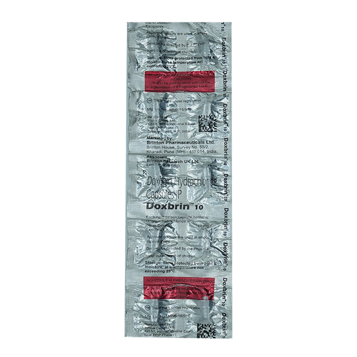 Doxbrin 10Mg Capsule 10'S, Pack of 10 CapsuleS Doxbrin 10Mg Capsule 10'S, Pack of 10 CapsuleS