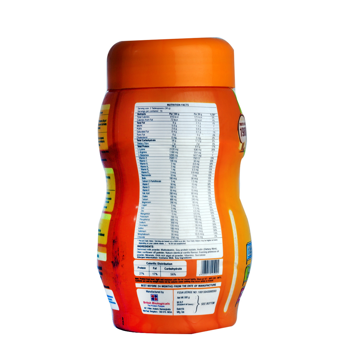 D Protin Vanilla Flavour Powder, 500 gm, Pack of 1 D Protin Vanilla Flavour Powder, 500 gm, Pack of 1