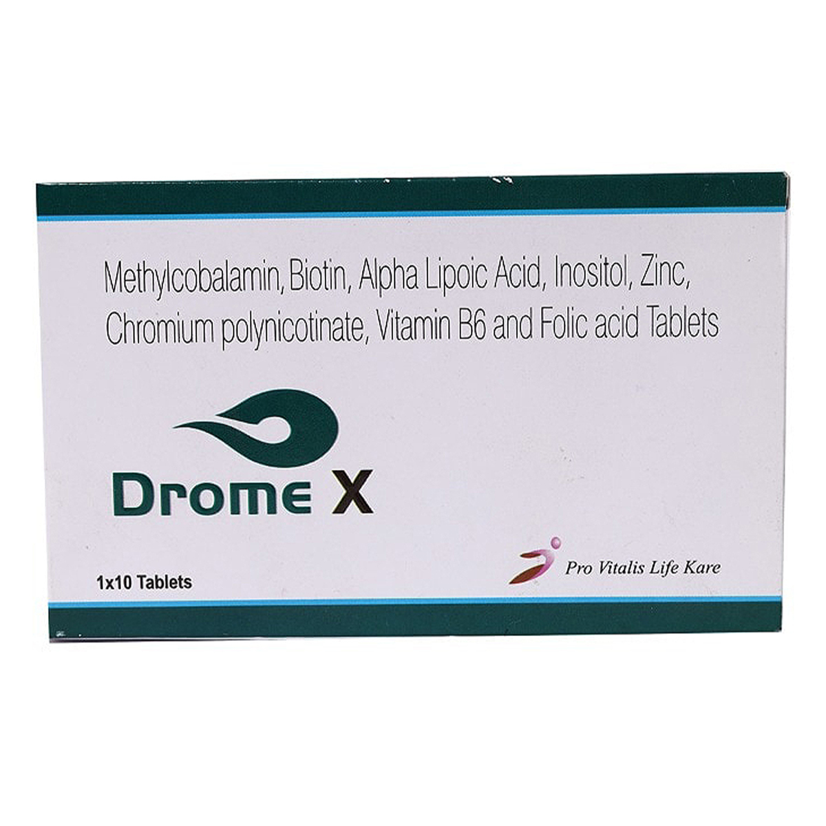 Drome X Tablet 10's, Pack of 10 Drome X Tablet 10's, Pack of 10