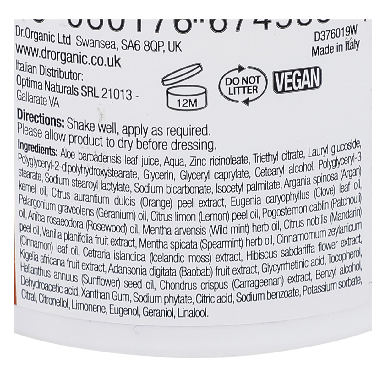 Dr. Organic Moroccan Argan Oil Deodorant Roll-On, 50 ml, Pack of 1 Dr. Organic Moroccan Argan Oil Deodorant Roll-On, 50 ml, Pack of 1