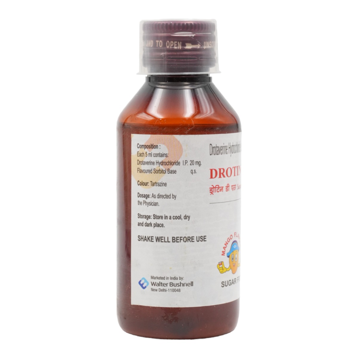 Drotin DS Sugar Free Mango Suspension 100 ml, Pack of 1 SUSPENSION Drotin DS Sugar Free Mango Suspension 100 ml, Pack of 1 SUSPENSION