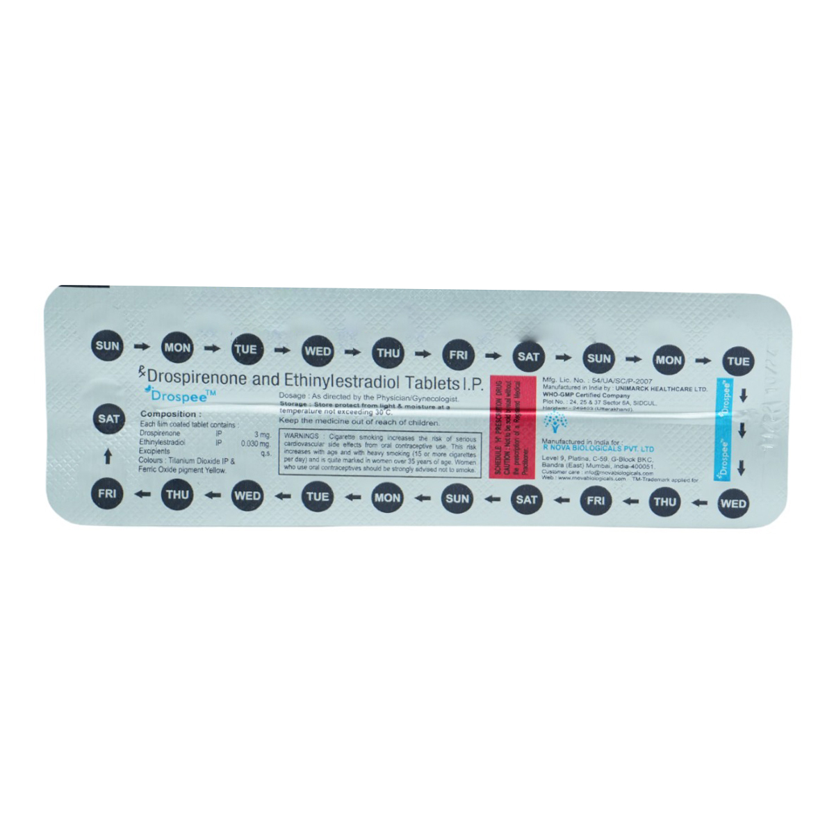 Drospee Tablet 21's, Pack of 21 TABLETS Drospee Tablet 21's, Pack of 21 TABLETS