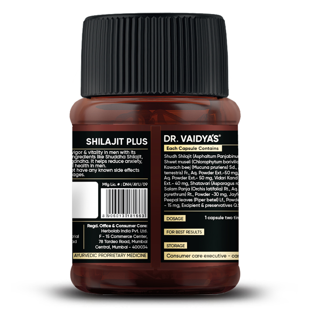 Dr. Vaidya's Shilajit Plus, 30 Capsules, Pack of 1 Dr. Vaidya's Shilajit Plus, 30 Capsules, Pack of 1