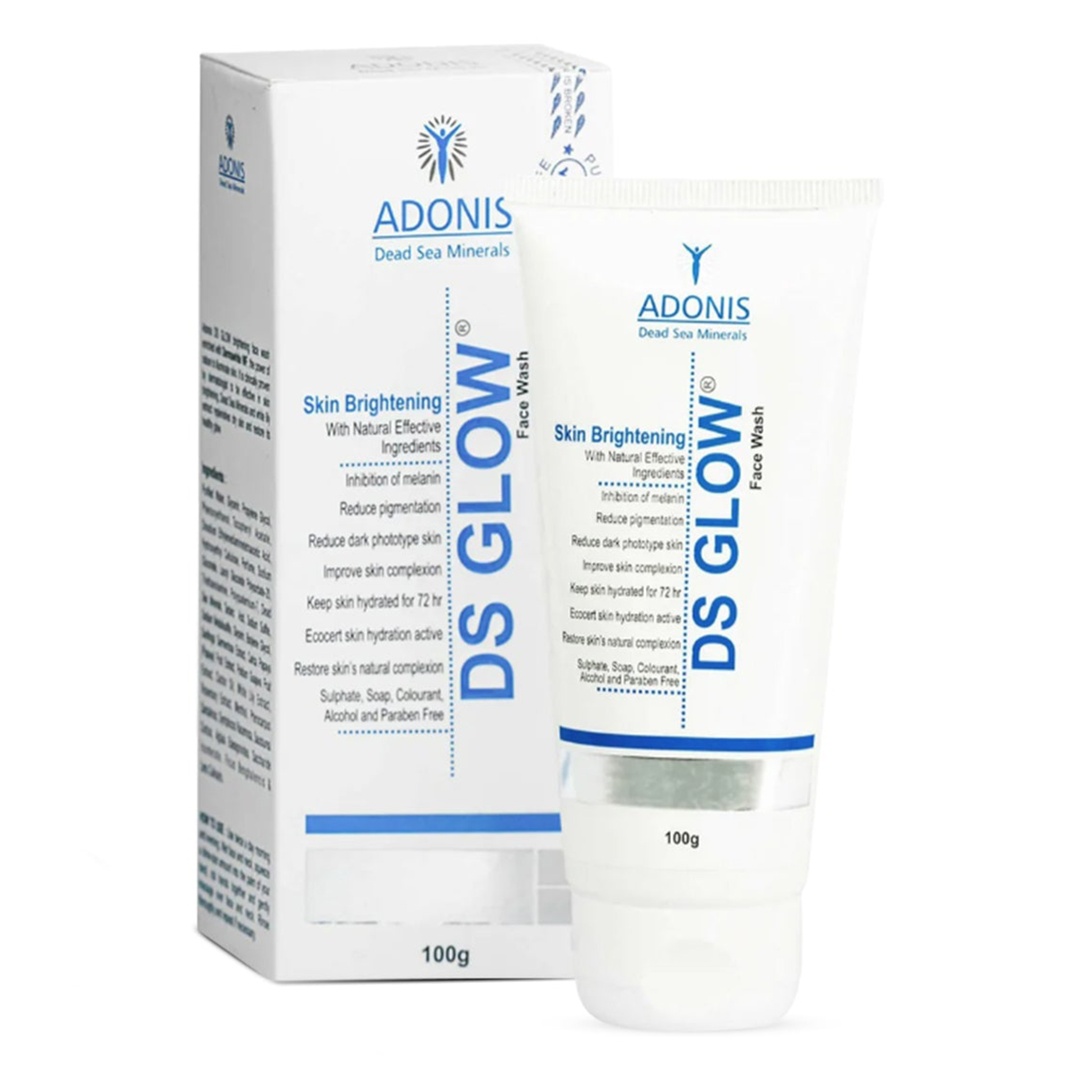 DS Glow Face Wash 100 gm | With Natural Ingredients | Help In Skin Brightening | Reduce Pigmentation | 72Hr Skin Hydration, Pack of 1 DS Glow Face Wash 100 gm | With Natural Ingredients | Help In Skin Brightening | Reduce Pigmentation | 72Hr Skin Hydration, Pack of 1