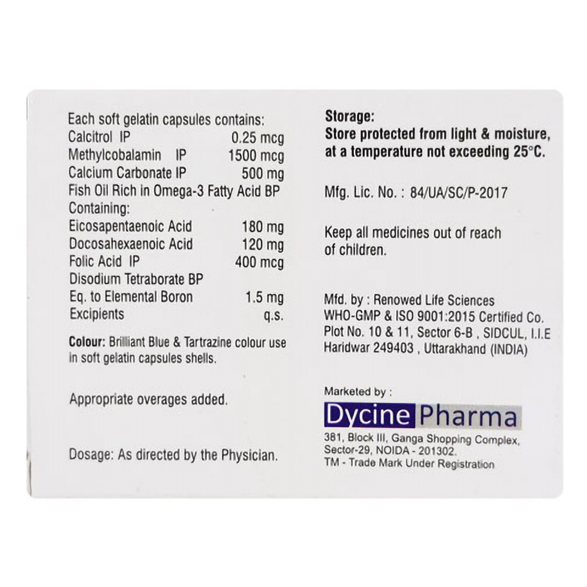 Dycical Max Softgel Capsule 10's, Pack of 10 Dycical Max Softgel Capsule 10's, Pack of 10
