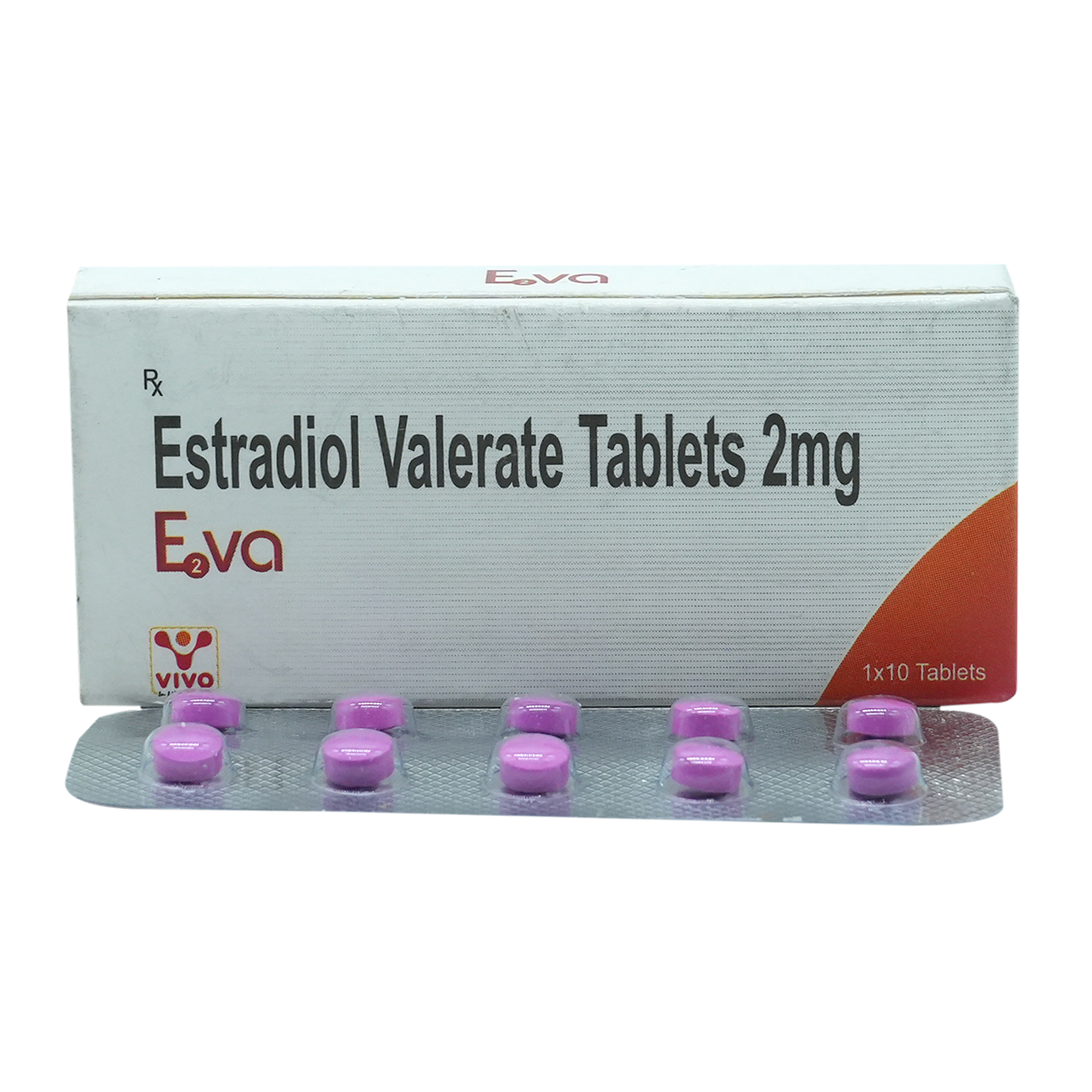 E2va 2 mg Tablet 10's, Pack of 10 TABLETS E2va 2 mg Tablet 10's, Pack of 10 TABLETS