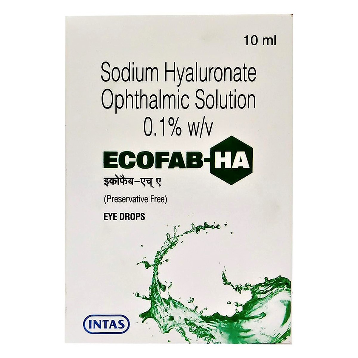 Ecofab HA Eye Drops 10 ml, Pack of 1 EYE DROP Ecofab HA Eye Drops 10 ml, Pack of 1 EYE DROP