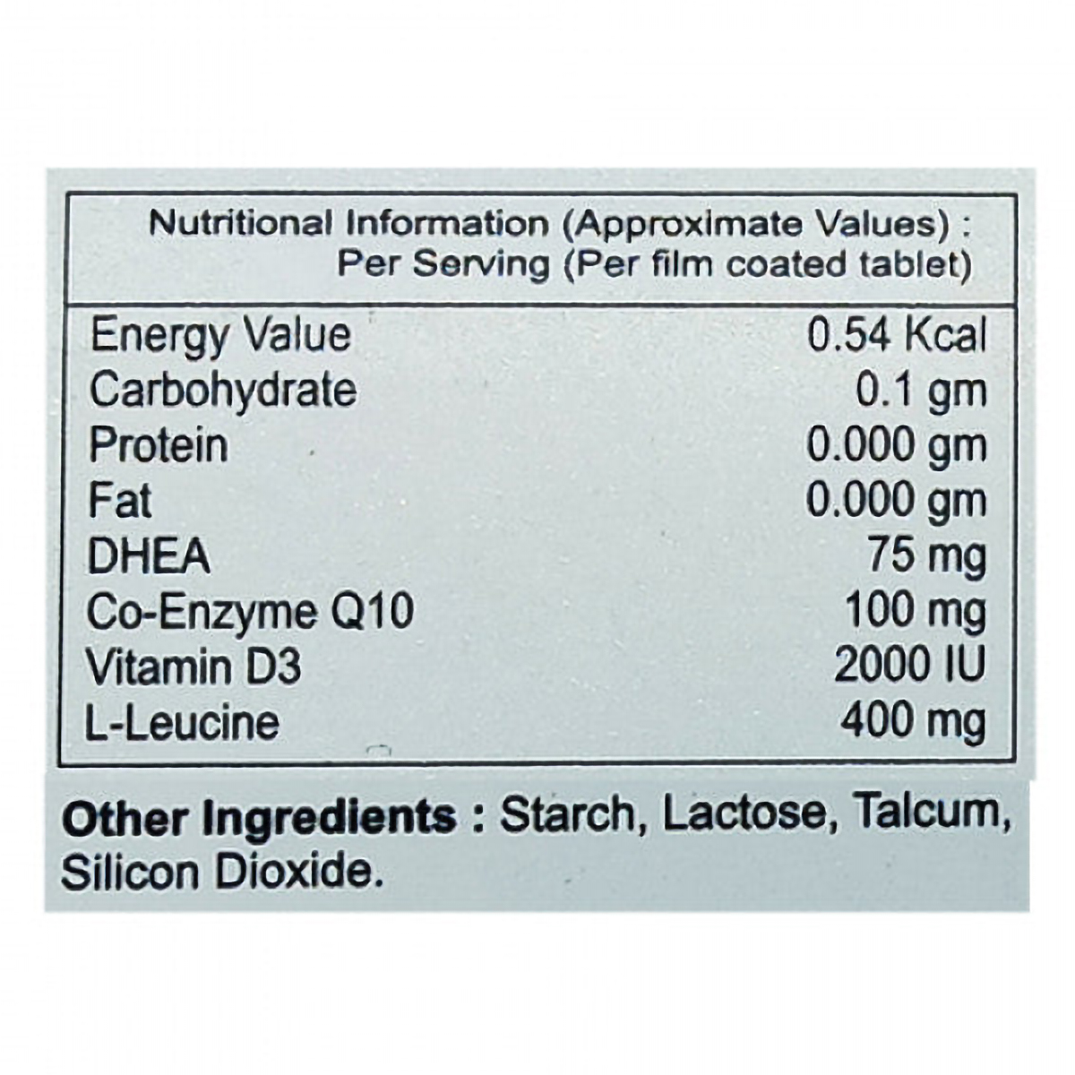 Egcel Tablet 10's, Pack of 10 Egcel Tablet 10's, Pack of 10
