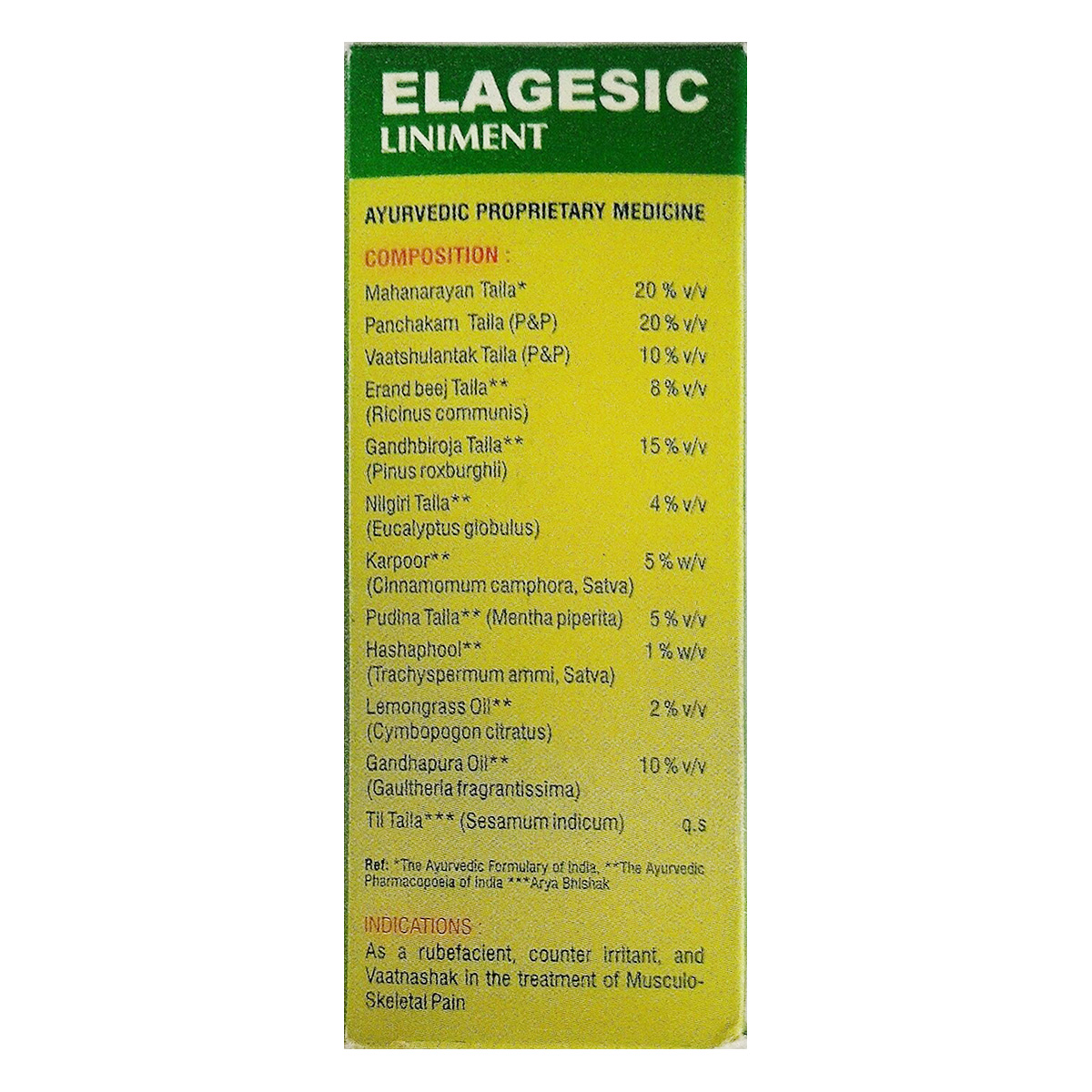 Elagesic Liniment, 60 ml Elagesic Liniment, 60 ml